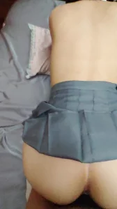 [原创]带手势认证jk白丝被我当成鸡巴套子操